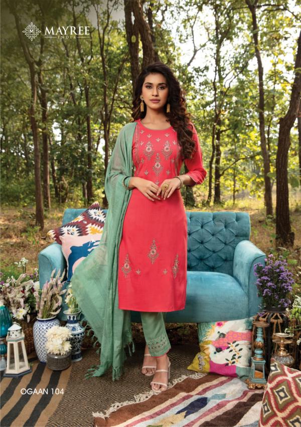 Mayree Ogaan Designer Rayon Festive Wear Readymade Salwar 